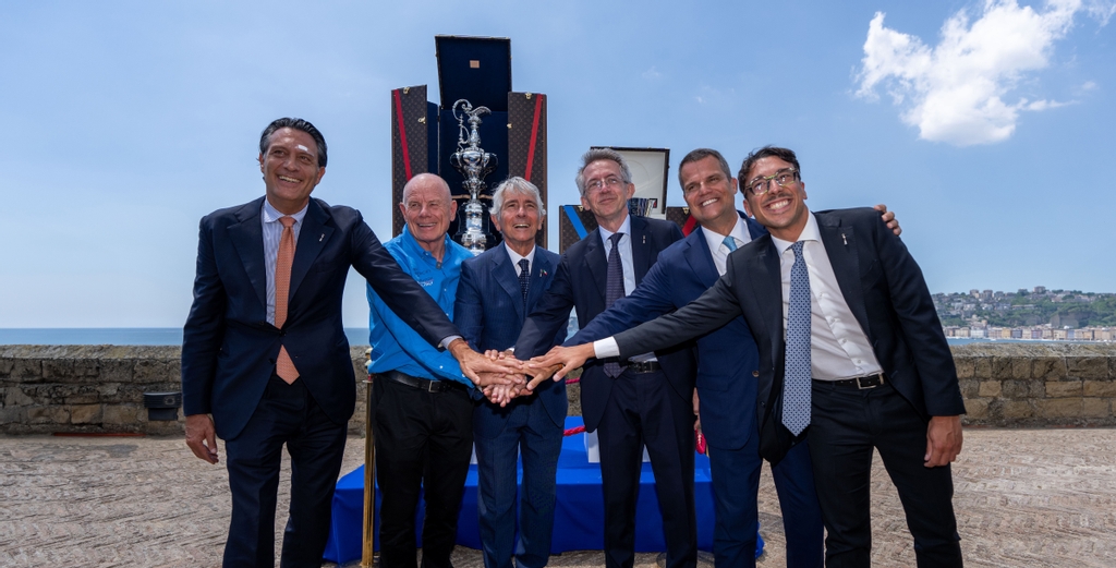 May 28, 2025. Louis Vuitton 38th America’s Cup Naples Presentation event, Castel dell’Ovo.